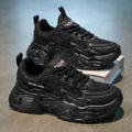 Men's Mesh Platform Casual Sneakers - Style 9610 front product view