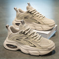 Men's Mesh Platform Retro Running Sneakers - Style F5A9 front product view