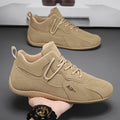 Men's High-Top Retro Casual Sneakers - Style CD48 front product view