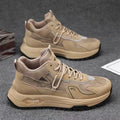 Men's High-Top Platform Retro Casual Sneakers - Style 06ED front product view