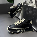 Men's Platform Casual Sneakers - Style 77C7 front product view