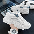 Men's Mesh Platform Running Sneakers - Style A08D front product view