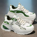 Men's Mesh Platform Casual Sneakers - Style 1823 front product view