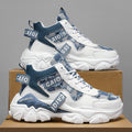 Men's High-Top Platform Casual Sneakers - Style 9860 front product view