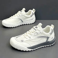 Men's Mesh German Army Style Casual Sneakers - Style 5208 front product view
