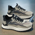 Men's Mesh Platform Running Sneakers - Style D7DB front product view